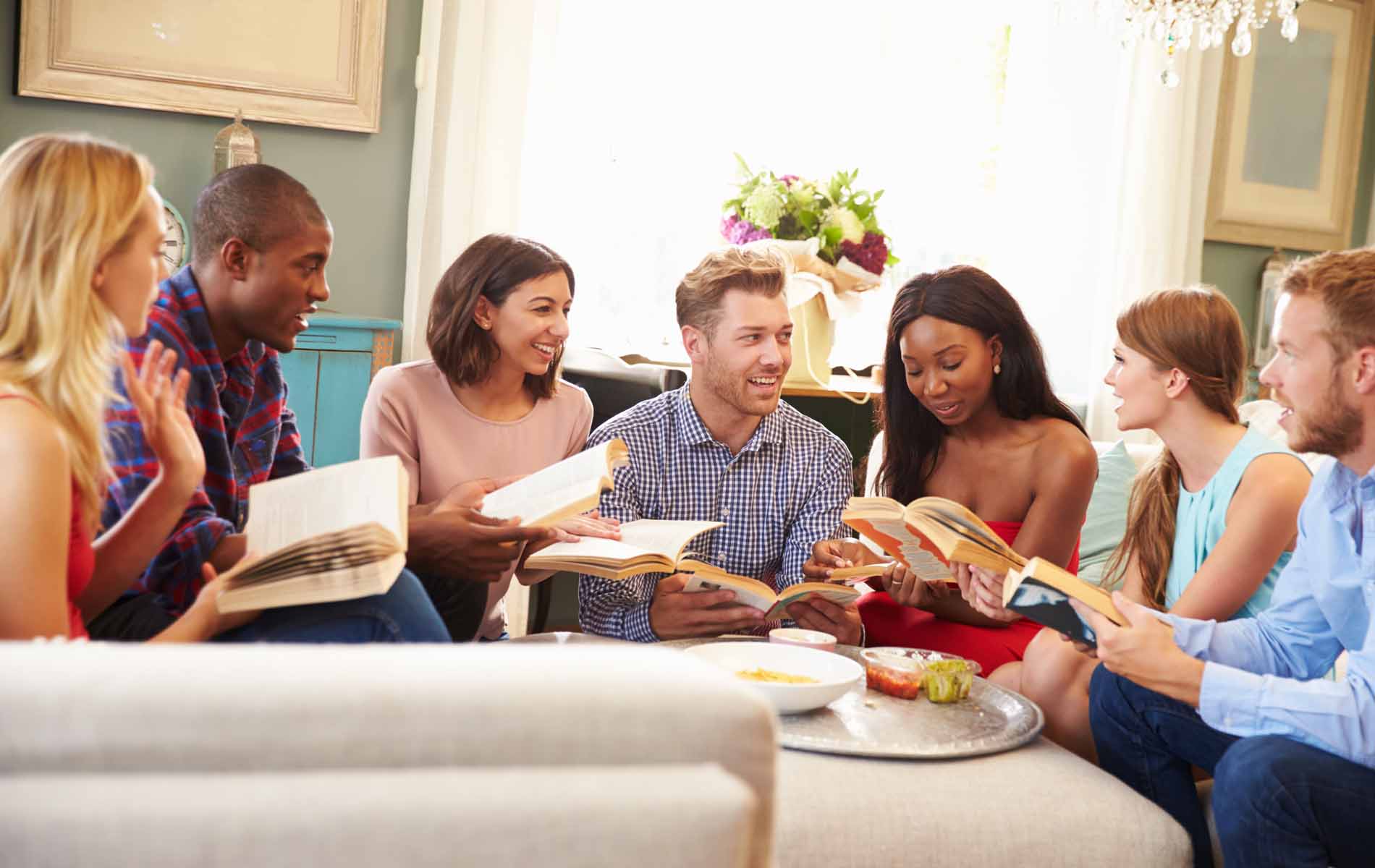A book club meeting